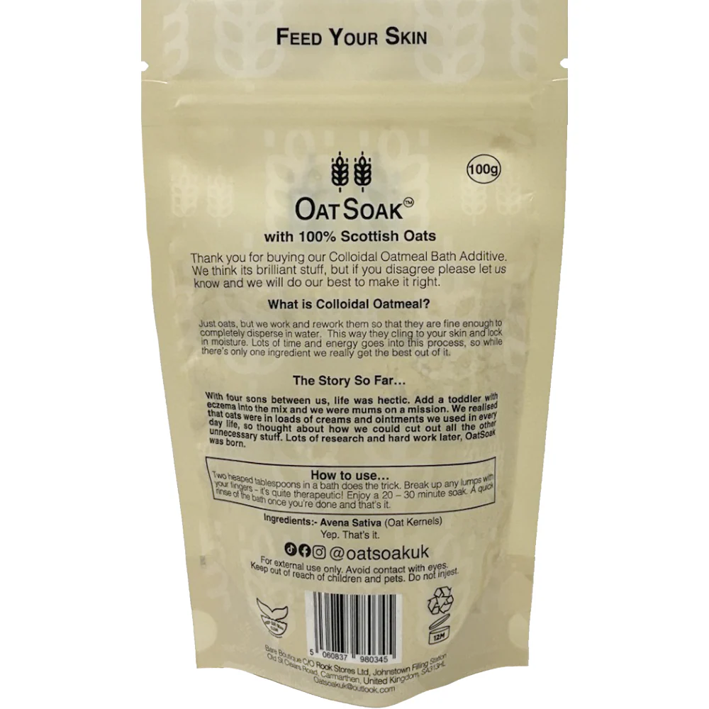 OatSoak Dissolvable Bath Oats 100g - Image 2