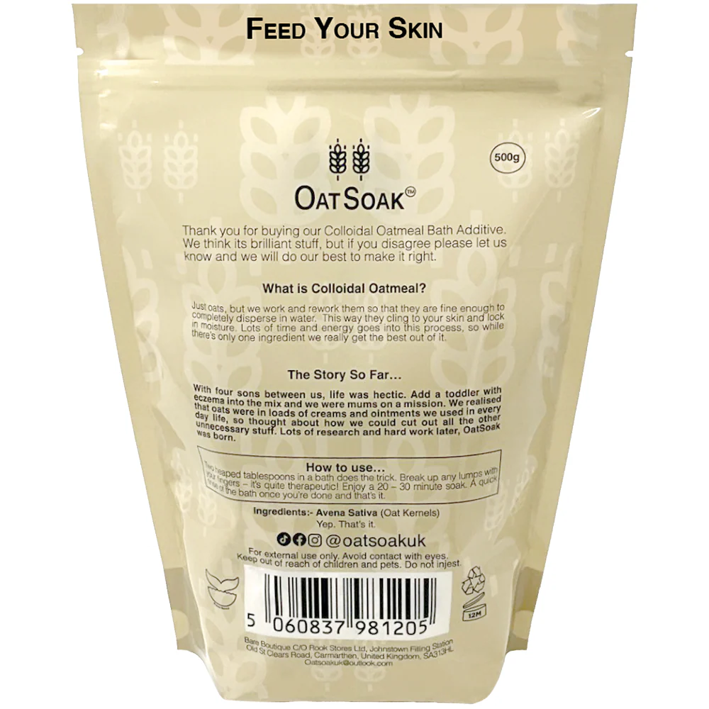 OatSoak Dissolvable Bath Oats 500g - Image 2
