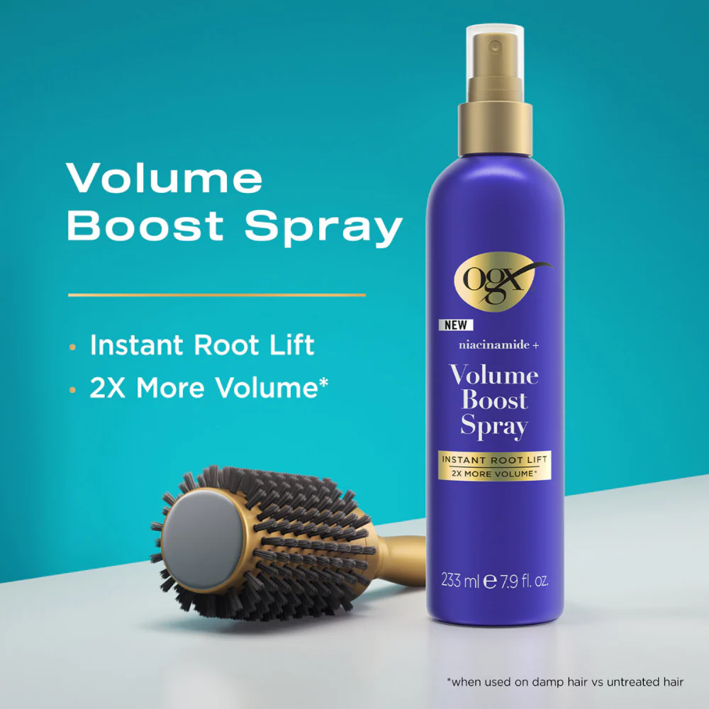 OGX Biotin & Collagen Niacinamide+ Volumising Spray 233ml - Image 2