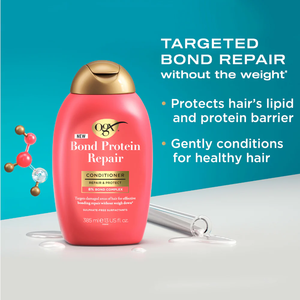 OGX Bond Protein Repair & Protect Conditioner 385ml - Image 2