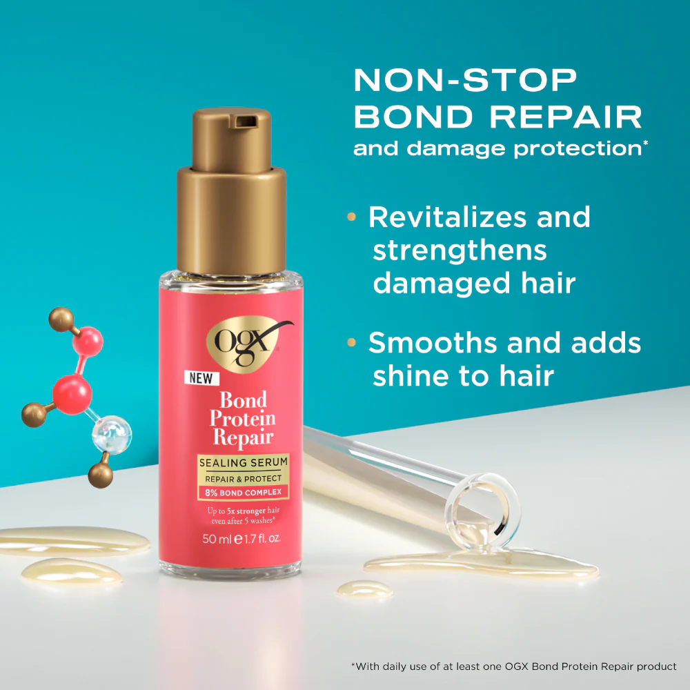 OGX Bond Protein Repair & Protect Sealing Serum 50ml - Image 2