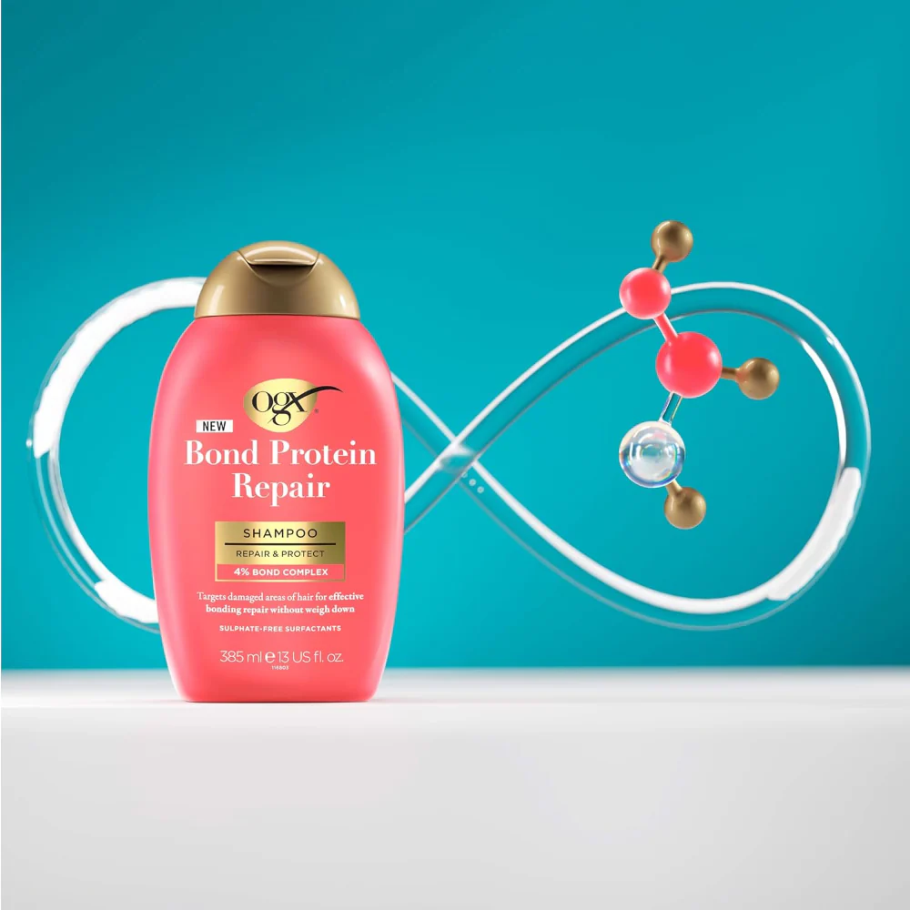 OGX Bond Protein Repair & Protect Shampoo 385ml - Image 6