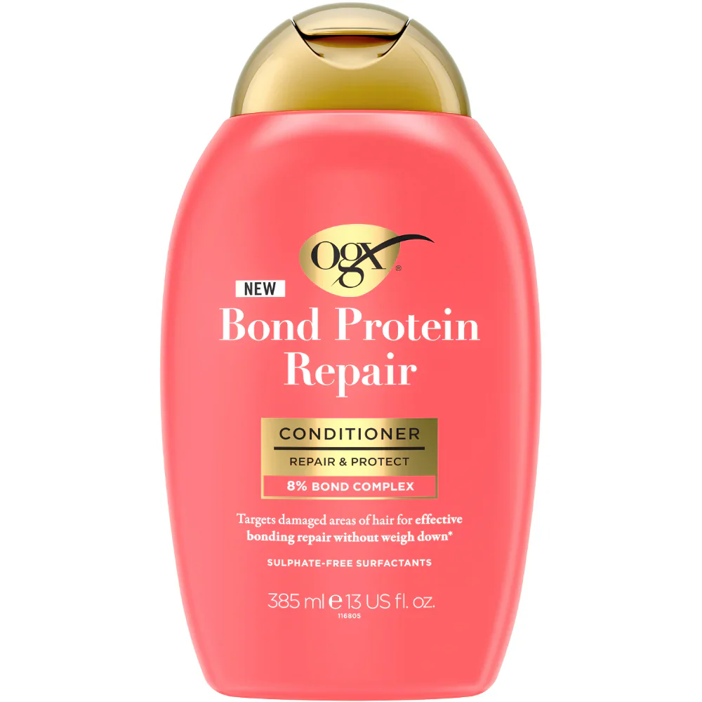 OGX Bond Protein Repair & Protect Shampoo & Conditioner Twin 2 x 385ml - Image 2