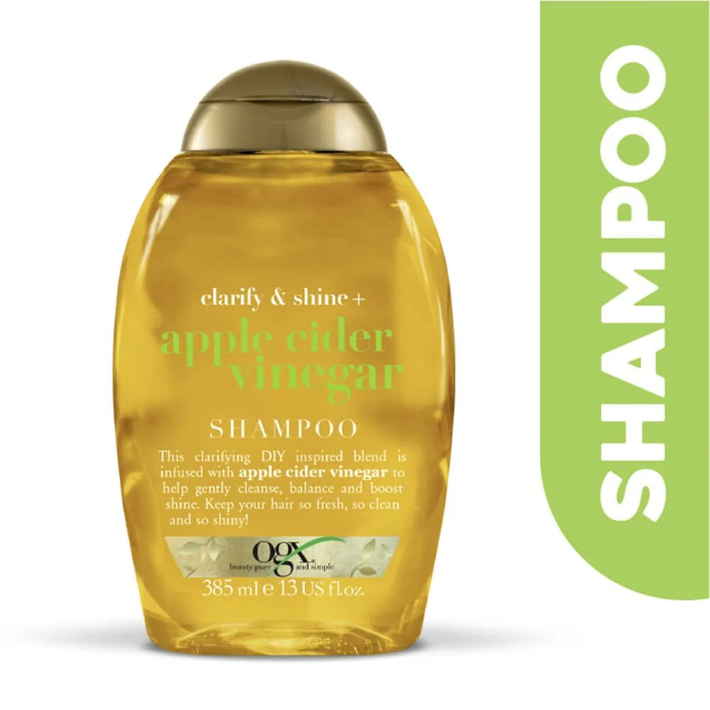 OGX Clarify & Shine+ Apple Cider Vinegar Clarifying Shampoo 385ml - Image 2