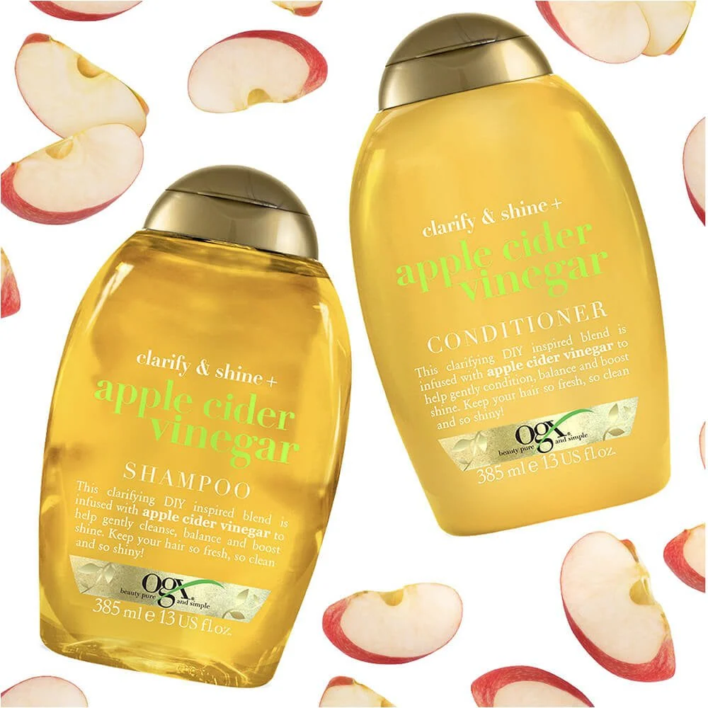 OGX Clarify & Shine+ Apple Cider Vinegar Clarifying Shampoo 385ml - Image 6