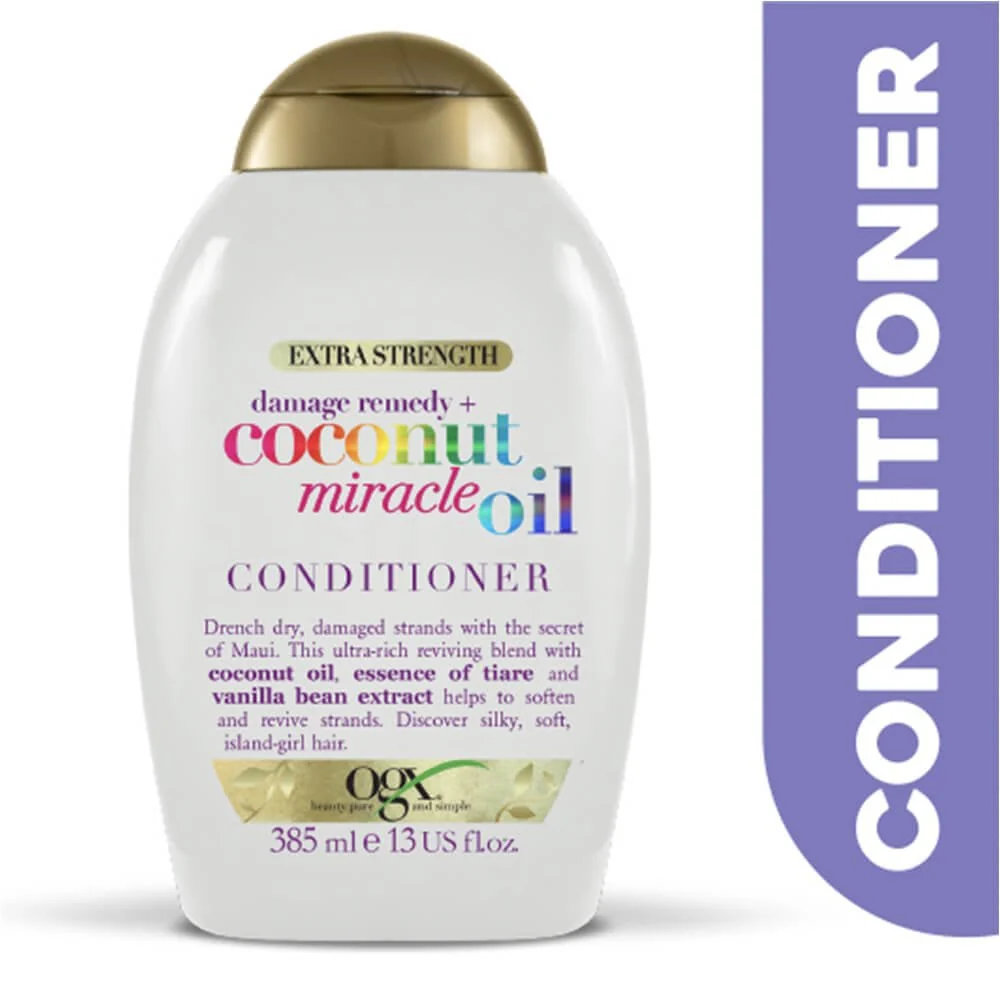 OGX Damage Remedy+ Coconut Miracle Oil Damage Repair Conditioner 385ml - Image 2