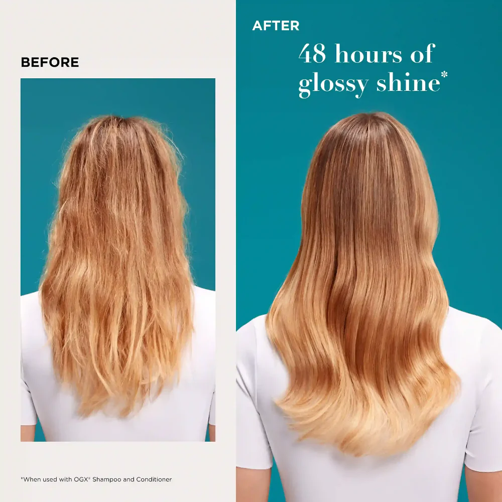 OGX Mirror Shine & Argan Oil Pre-Wash Gloss 118ml - Image 5