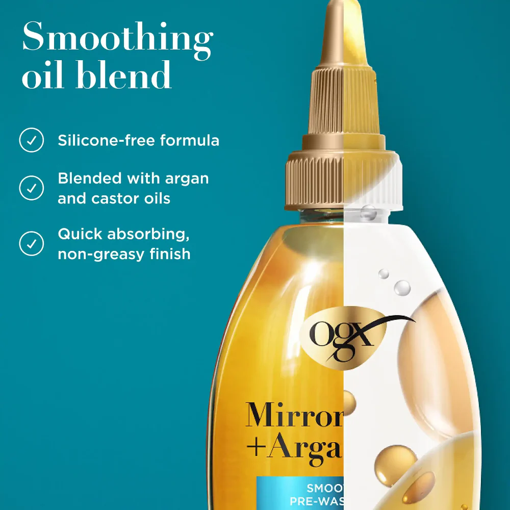 OGX Mirror Shine & Argan Oil Pre-Wash Gloss 118ml - Image 6