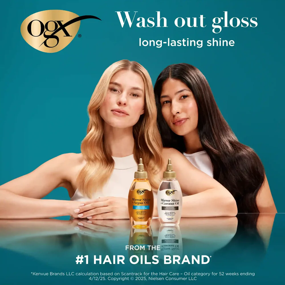 OGX Mirror Shine & Argan Oil Pre-Wash Gloss 118ml - Image 7