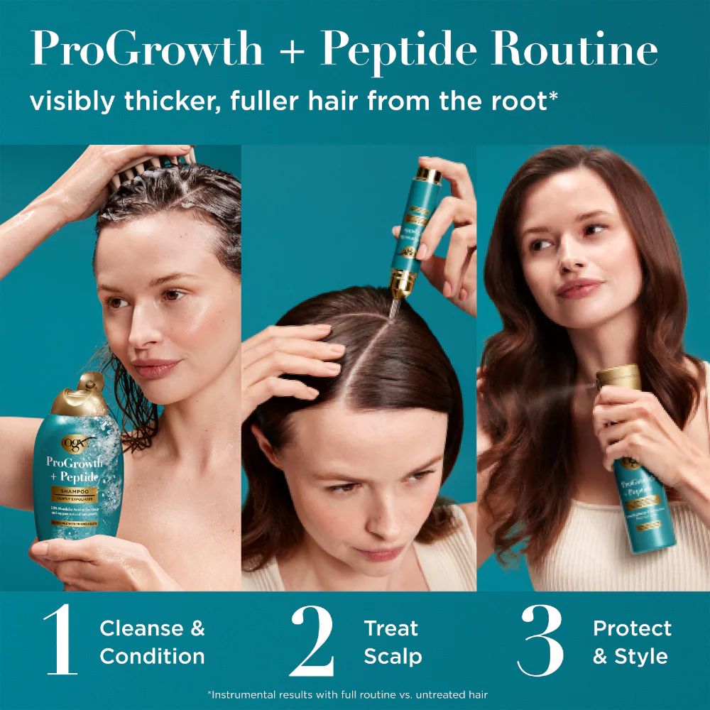 OGX ProGrowth + Peptide Serum Mist 193ml - Image 2