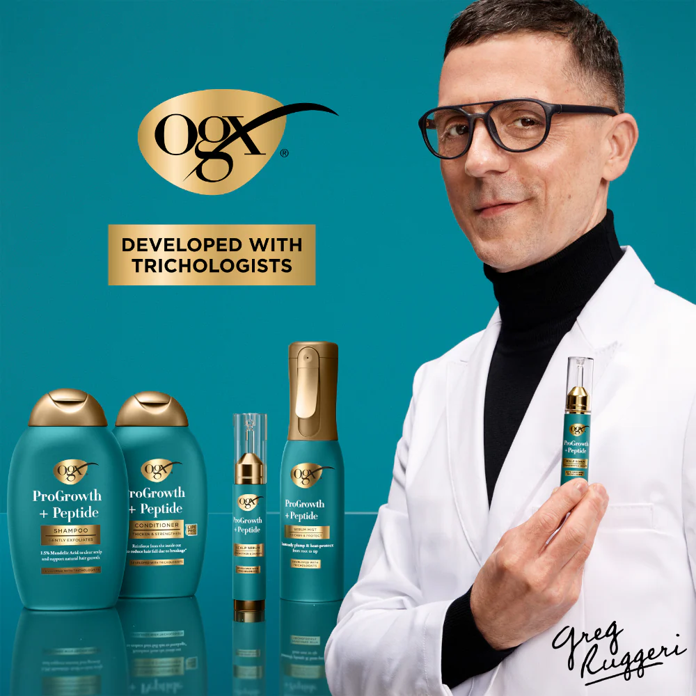 OGX ProGrowth + Peptide Serum Mist 193ml - Image 4