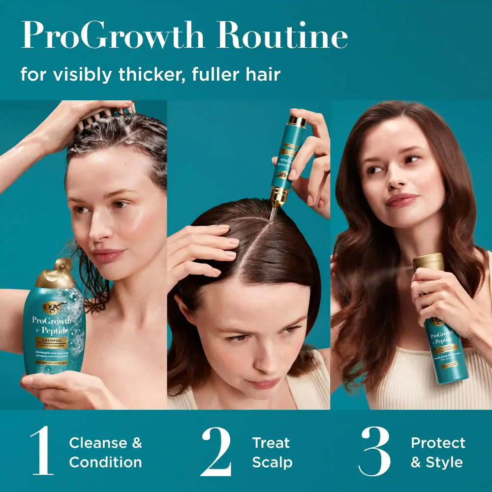 OGX ProGrowth + Peptide Shampoo 385ml - Image 9