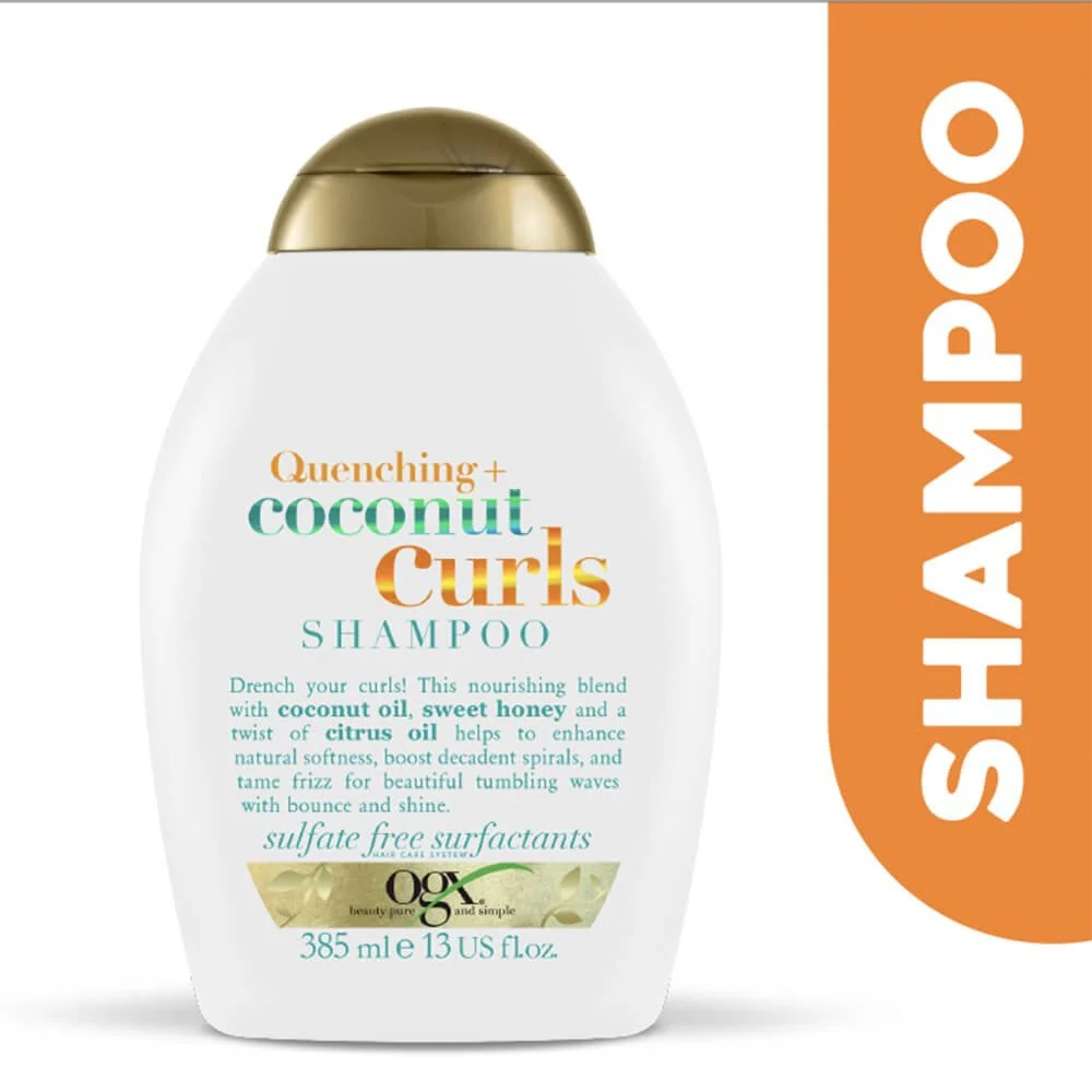 OGX Quenching+ Coconut Curls Shampoo 385ml - Image 2
