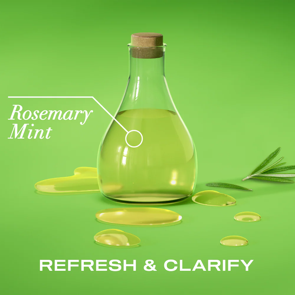 OGX Refreshing Strength+ Clarifying Rosemary & Mint Shampoo 385ml - Image 5