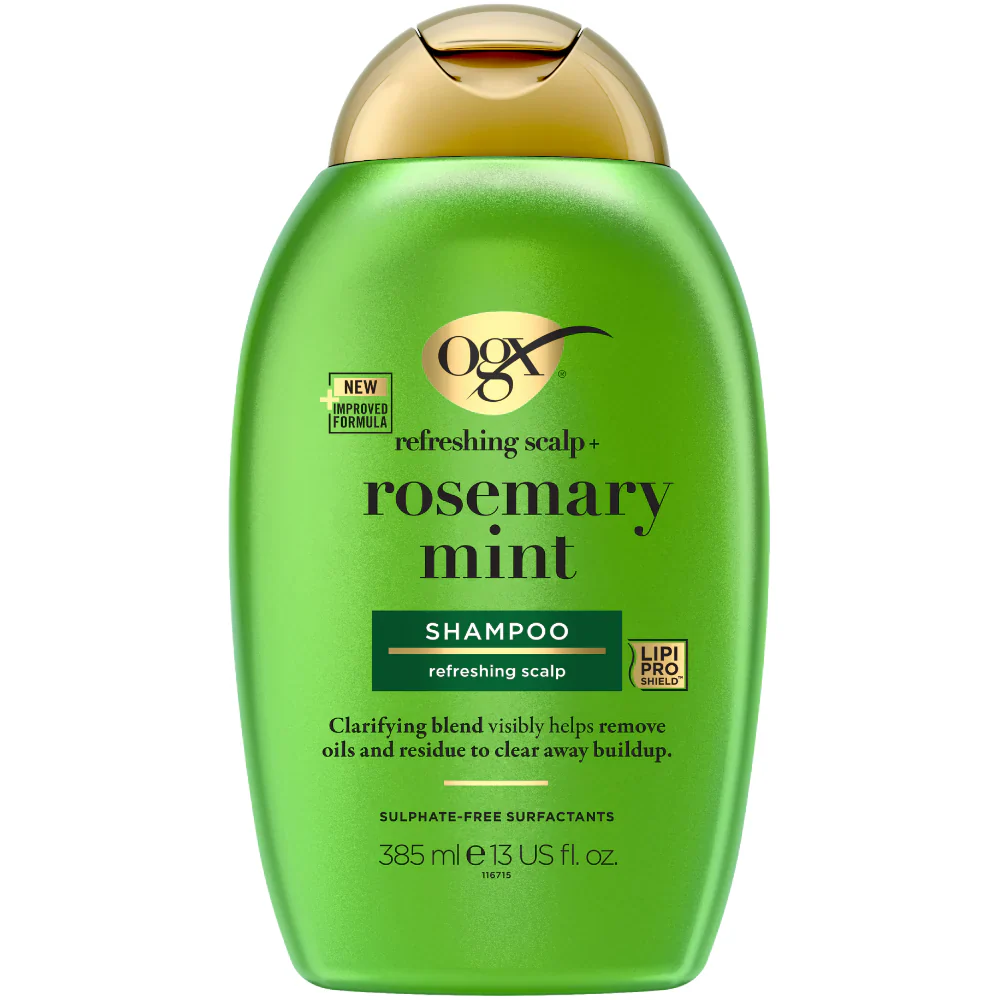 OGX Refreshing Strength+ Clarifying Rosemary & Mint Shampoo & Conditioner Twin 2 x 385ml - Image 3