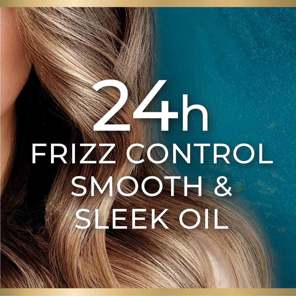 OGX Rescue Fusions 24h Frizz Control Smooth & Sleek Oil 50ml - Image 4