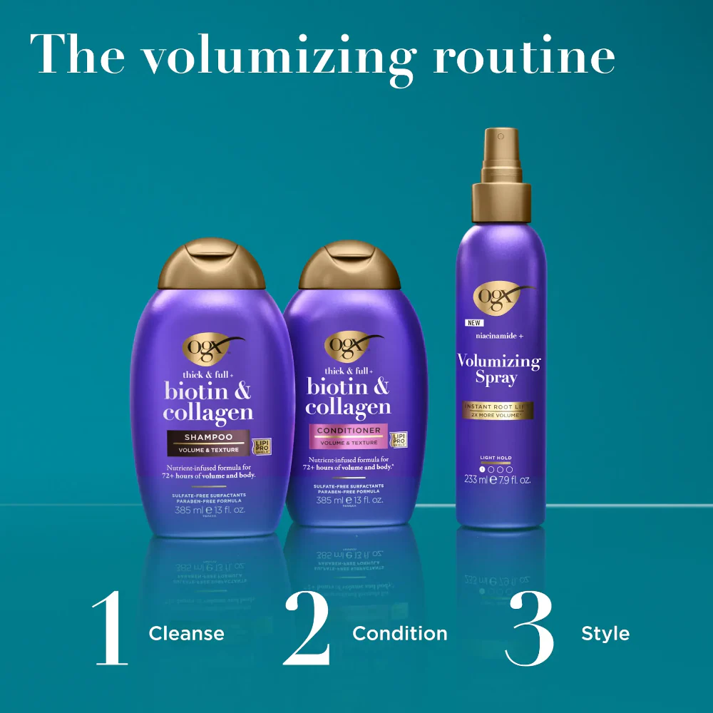 OGX Thick & Full+ Biotin & Collagen Volume Shampoo 385ml - Image 7