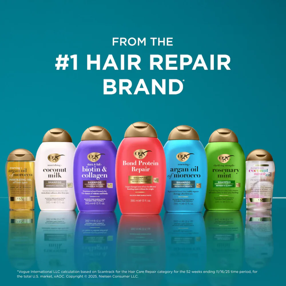 OGX Thick & Full+ Biotin & Collagen Volume Shampoo & Conditioner Twin 2 x 385ml - Image 5