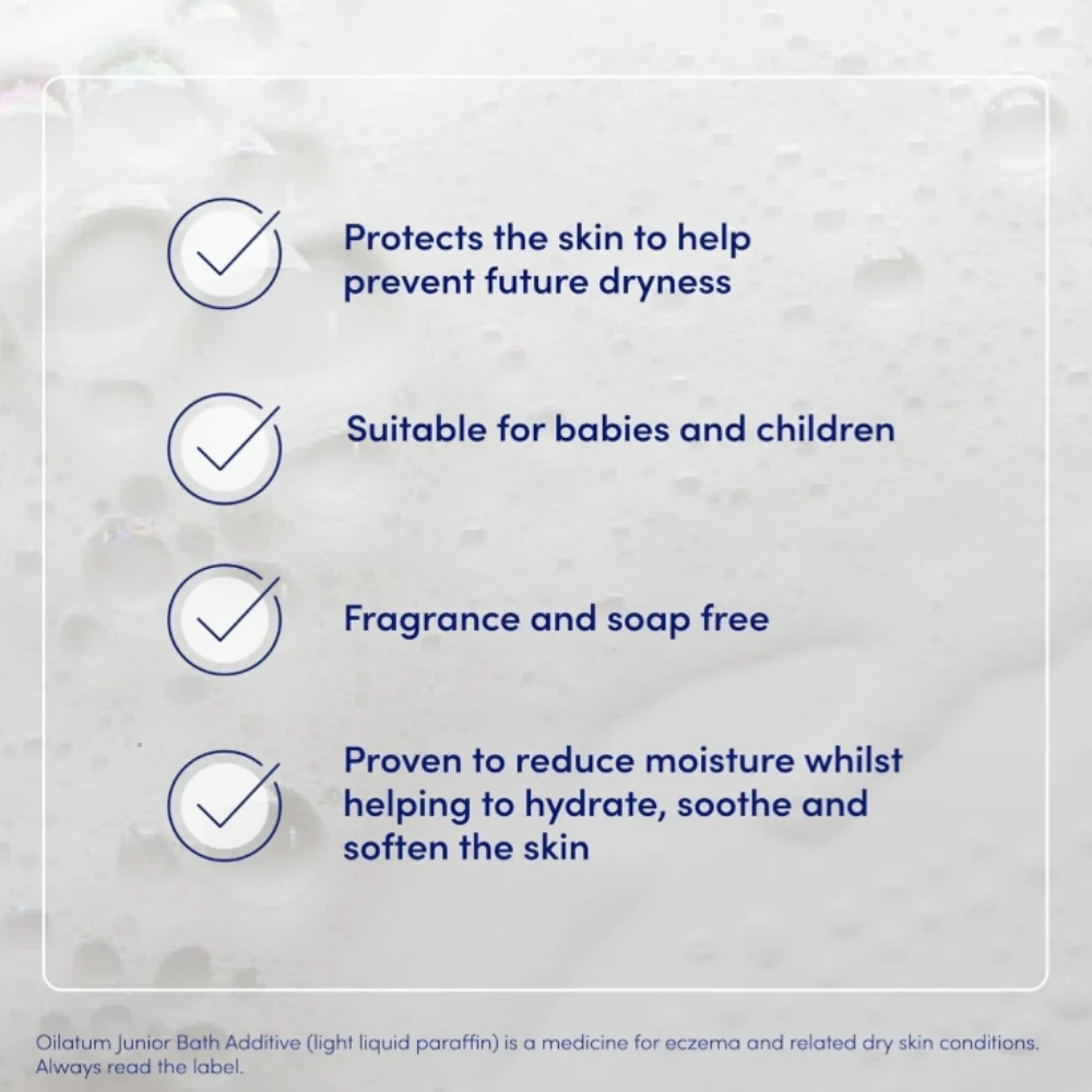 Oilatum Junior Bath Additive for Eczema & Dry Skin 600ml - Image 5
