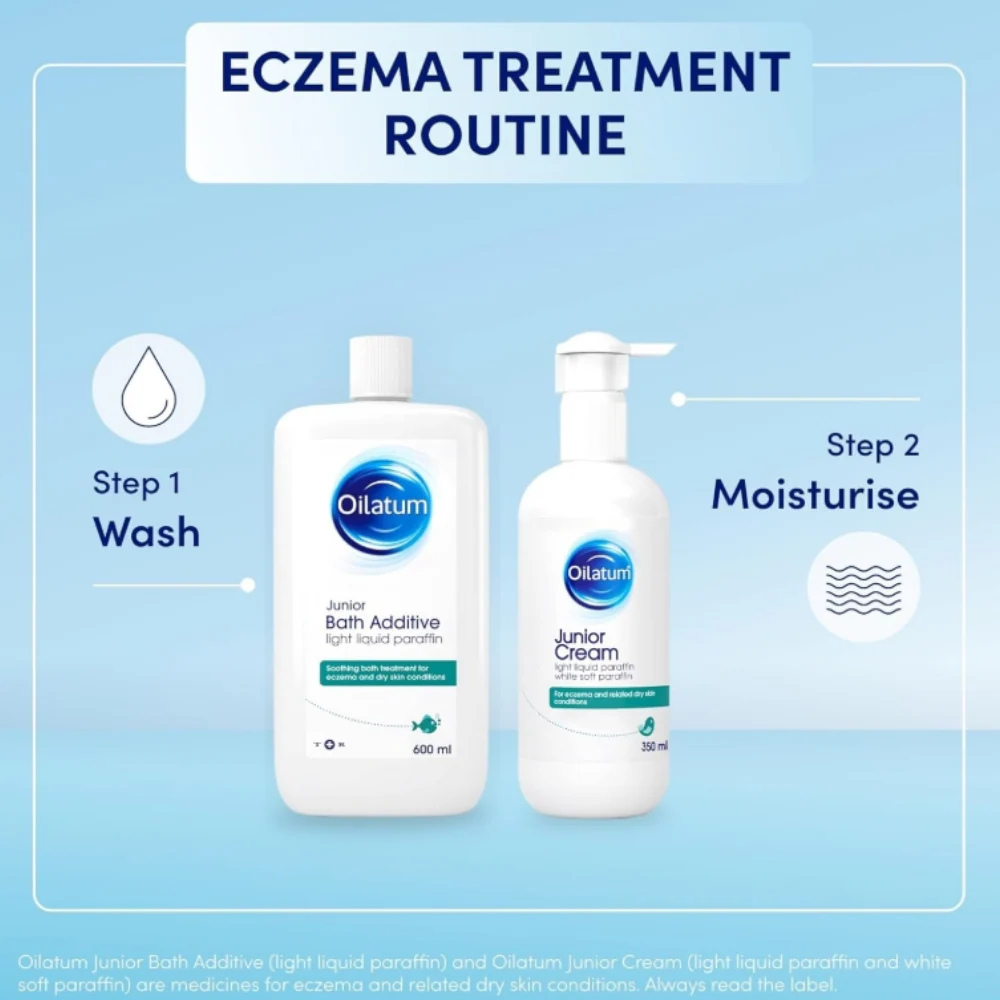 Oilatum Junior Emollient Cream Eczema & Dry Skin 350ml - Image 4