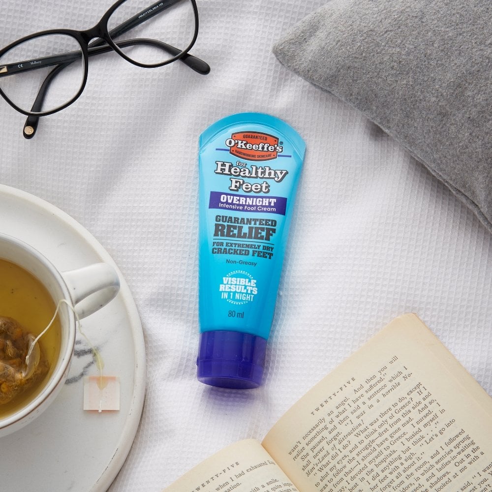 O'Keeffe's Healthy Feet Overnight Intensive Foot Cream Tube 80ml - Image 3