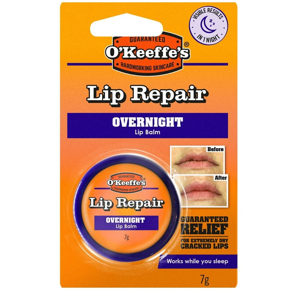 O'Keeffe's Lip Repair Overnight Lip Balm Jar 7g - Image 4