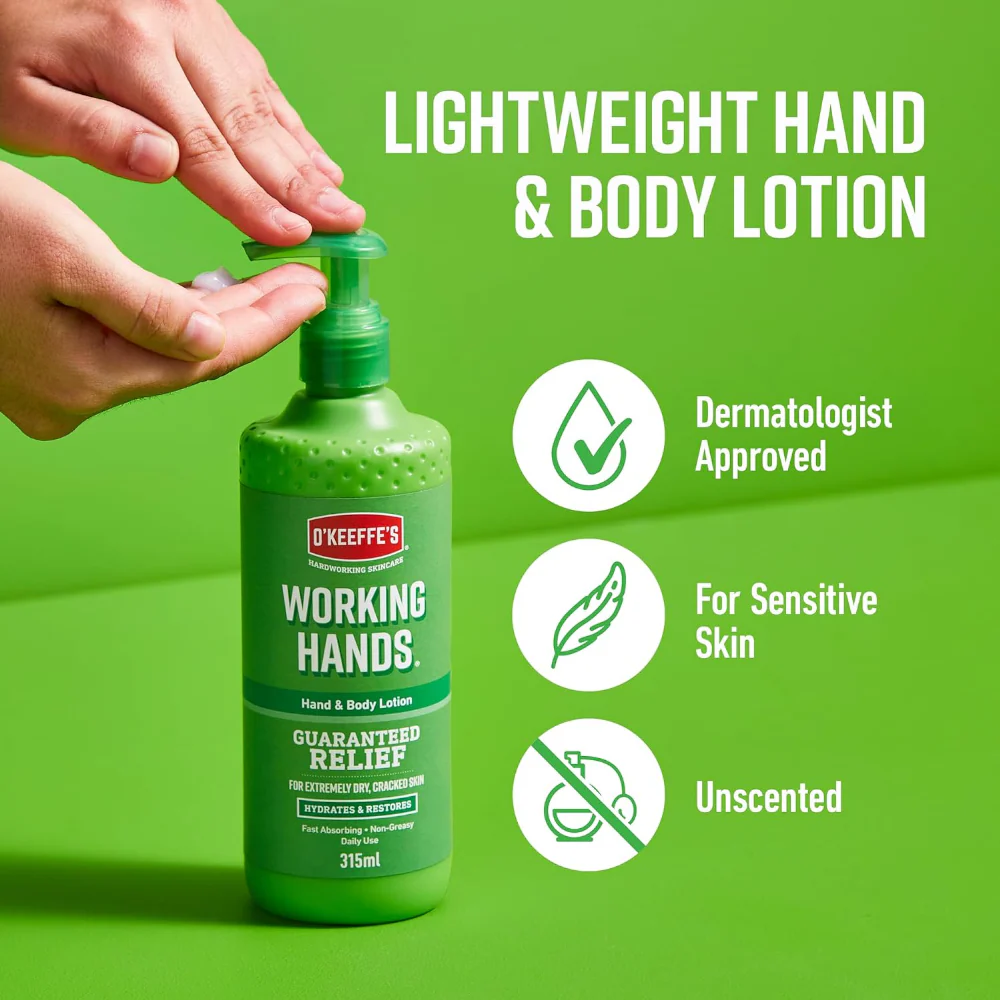 O'Keeffe's Working Hands Hand & Body Lotion 315ml - Image 2