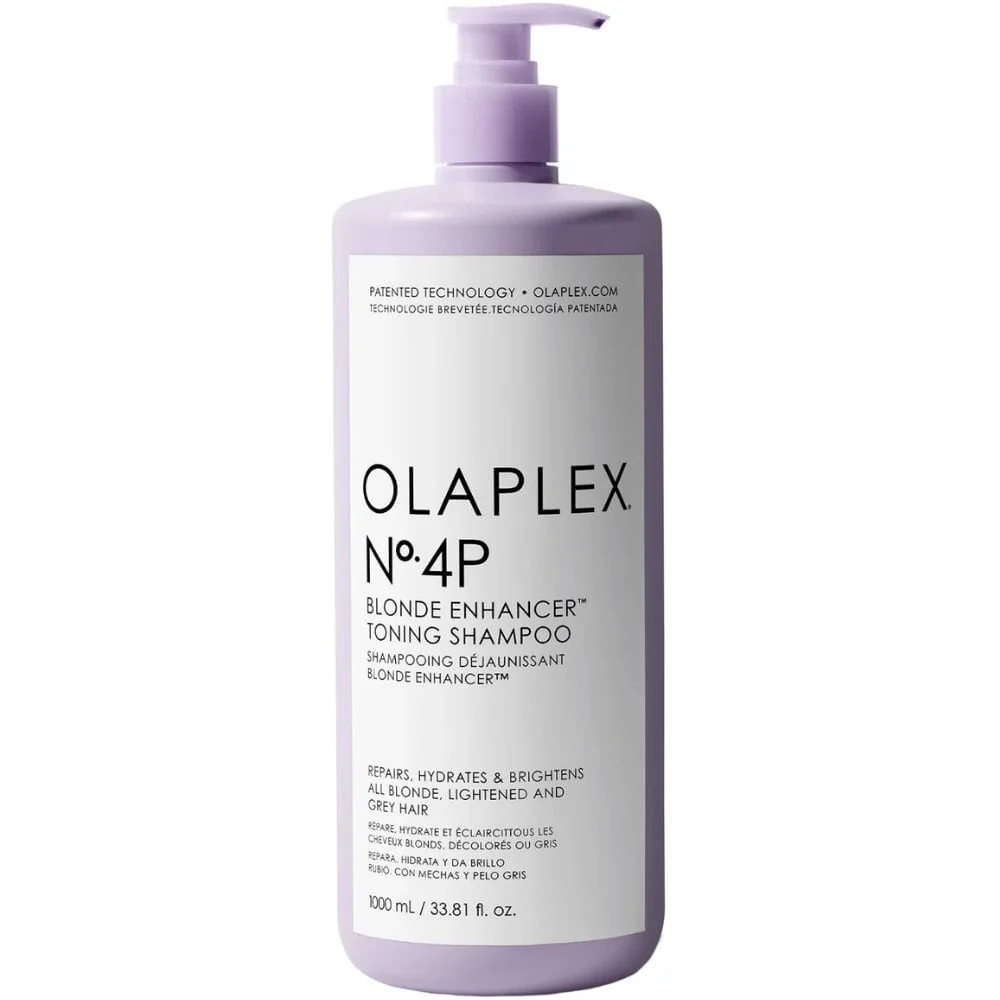 Olaplex Blonde Toning Shampoo No 4P & No 5P Blonde Enhancer Conditioner Twin 2 x 1000ml - Image 2