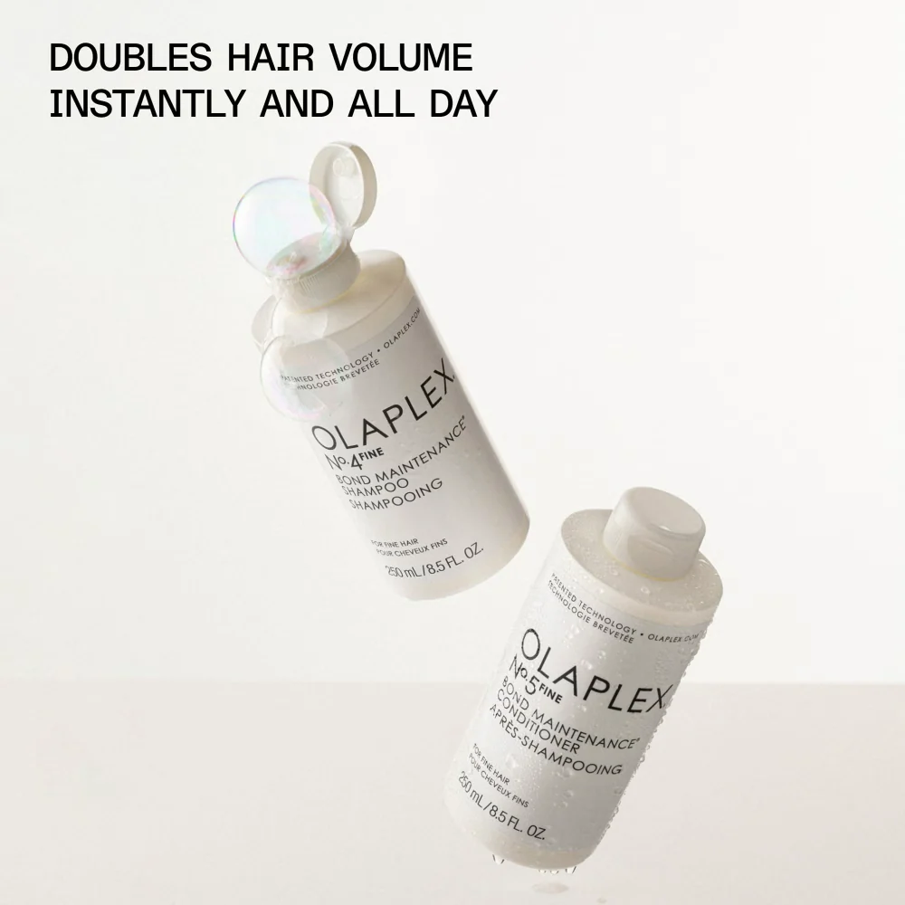 Olaplex No 4Fine Bond Maintenance Shampoo & No 5Fine Conditioner Twin 2 x 250ml - Image 2