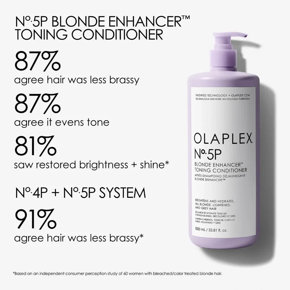 Olaplex No 5P Blonde Enhancer Toning Conditioner 1000ml - Image 2