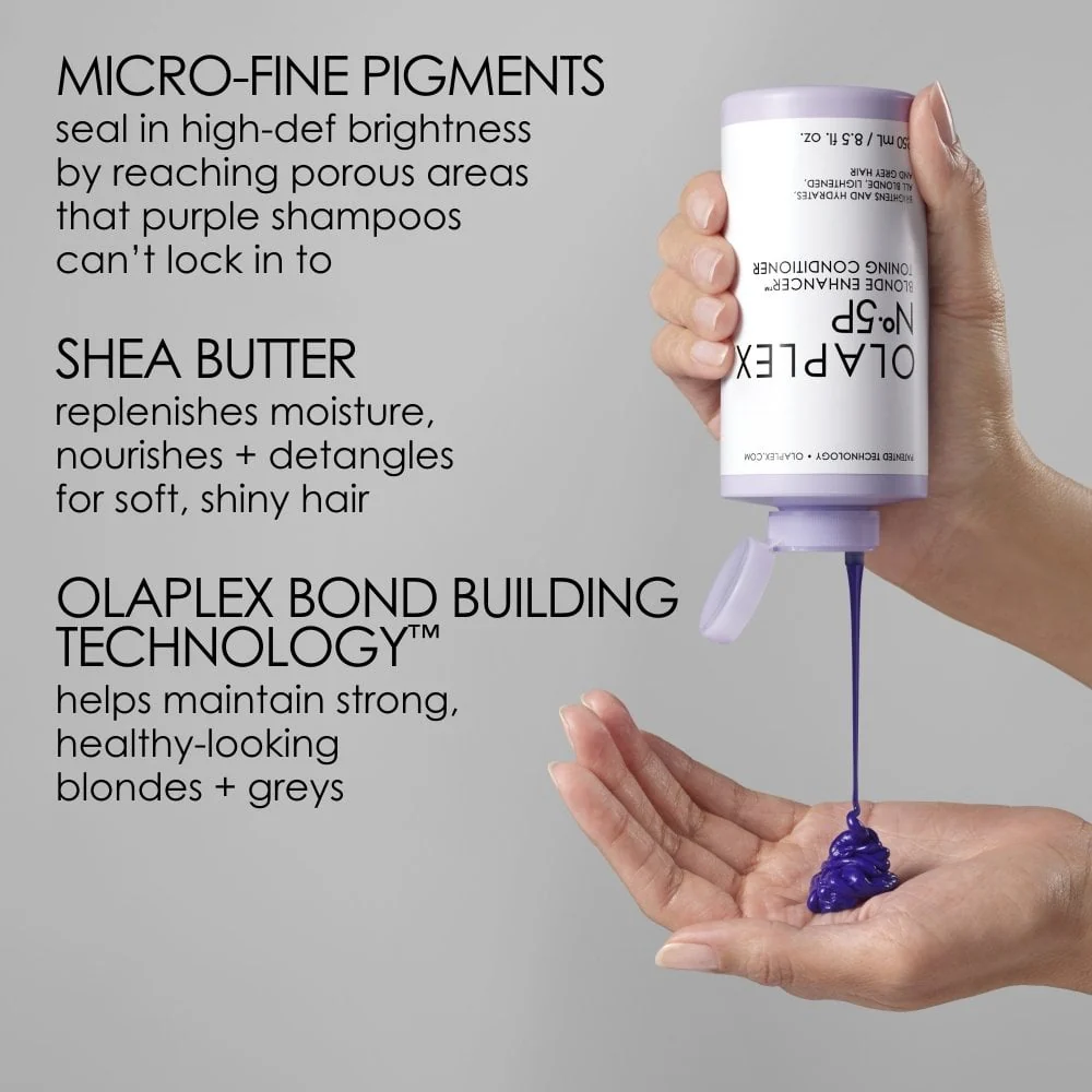 Olaplex No 5P Blonde Enhancer Toning Conditioner 250ml - Image 4