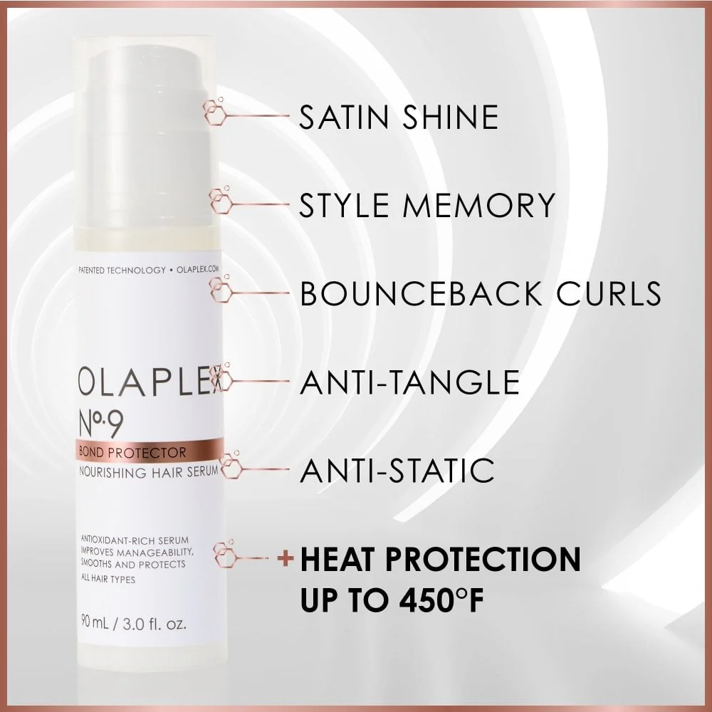 Olaplex No 9 Bond Protector Nourishing Antioxidant Hair Serum 90ml - Image 4