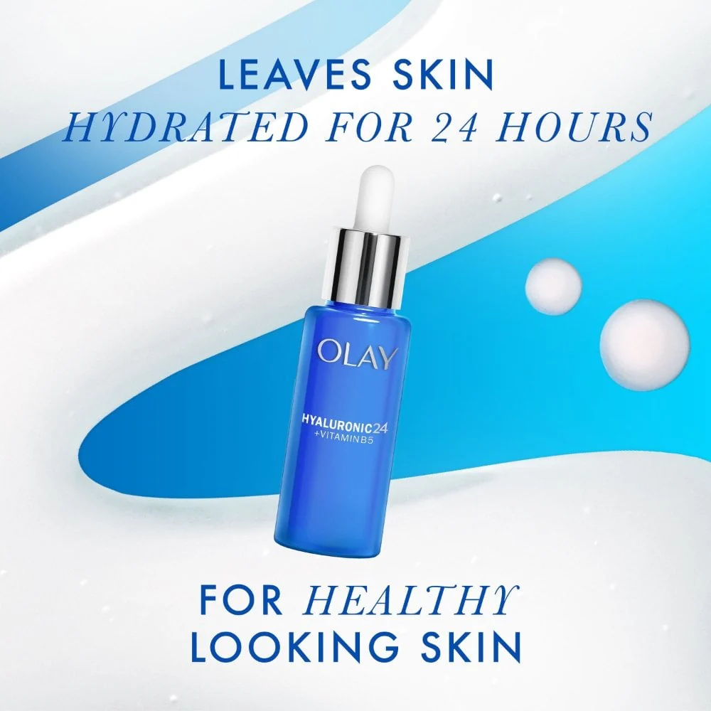 Olay Hyaluronic 24 Serum with & Vitamin B5 40ml - Image 2