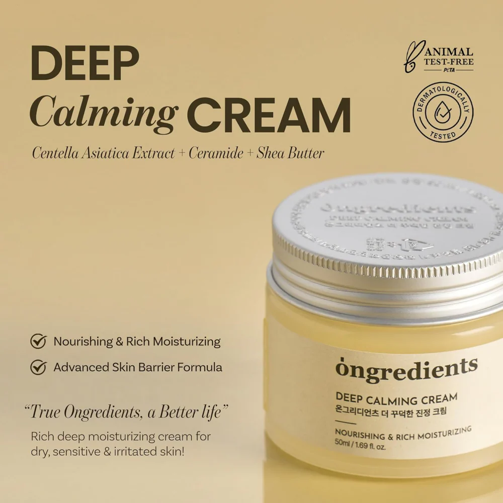 Ongredients Deep Calming Cream 50ml - Image 2
