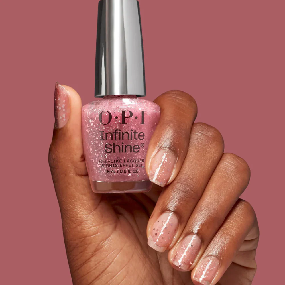 OPI Infinite Shine Gel-Like Lacquer Servin' Pink 15ml - Image 5