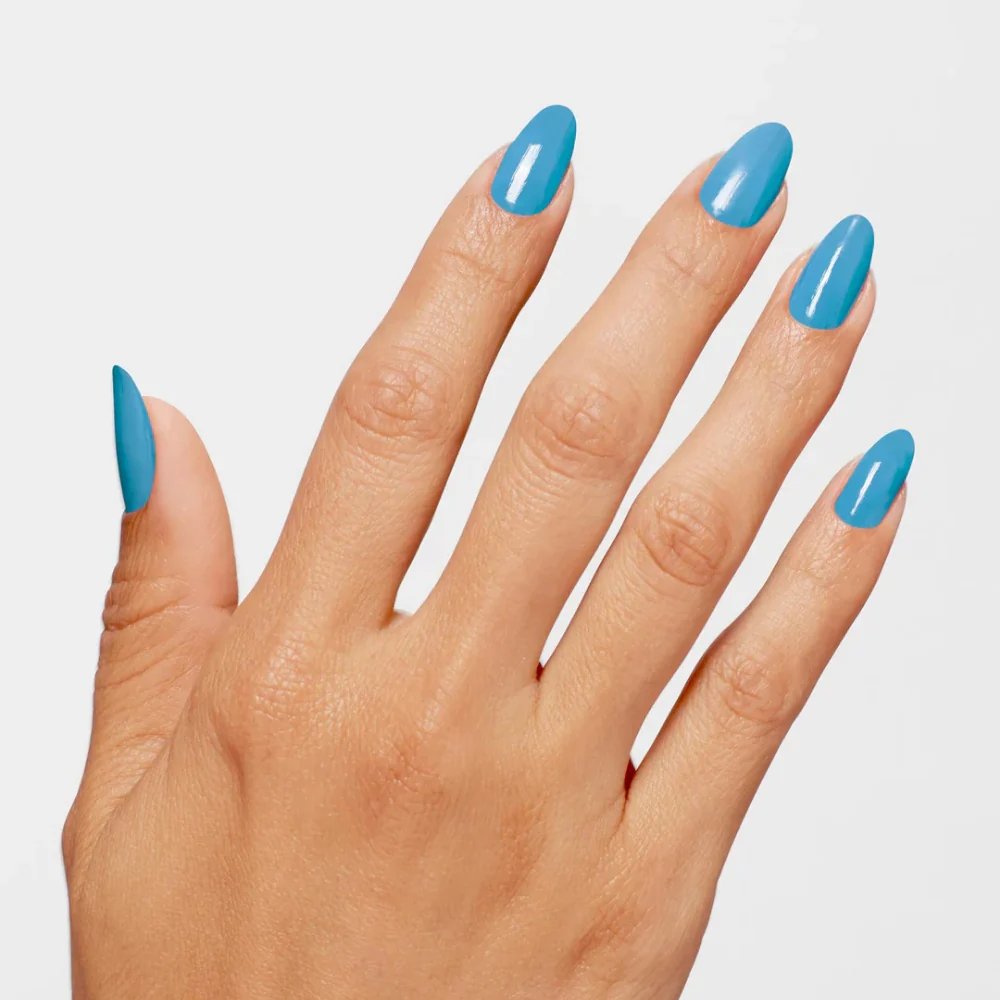 OPI Infinite Shine Gel-Like Nail Lacquer Never Leavin' Blue 15ml - Image 3
