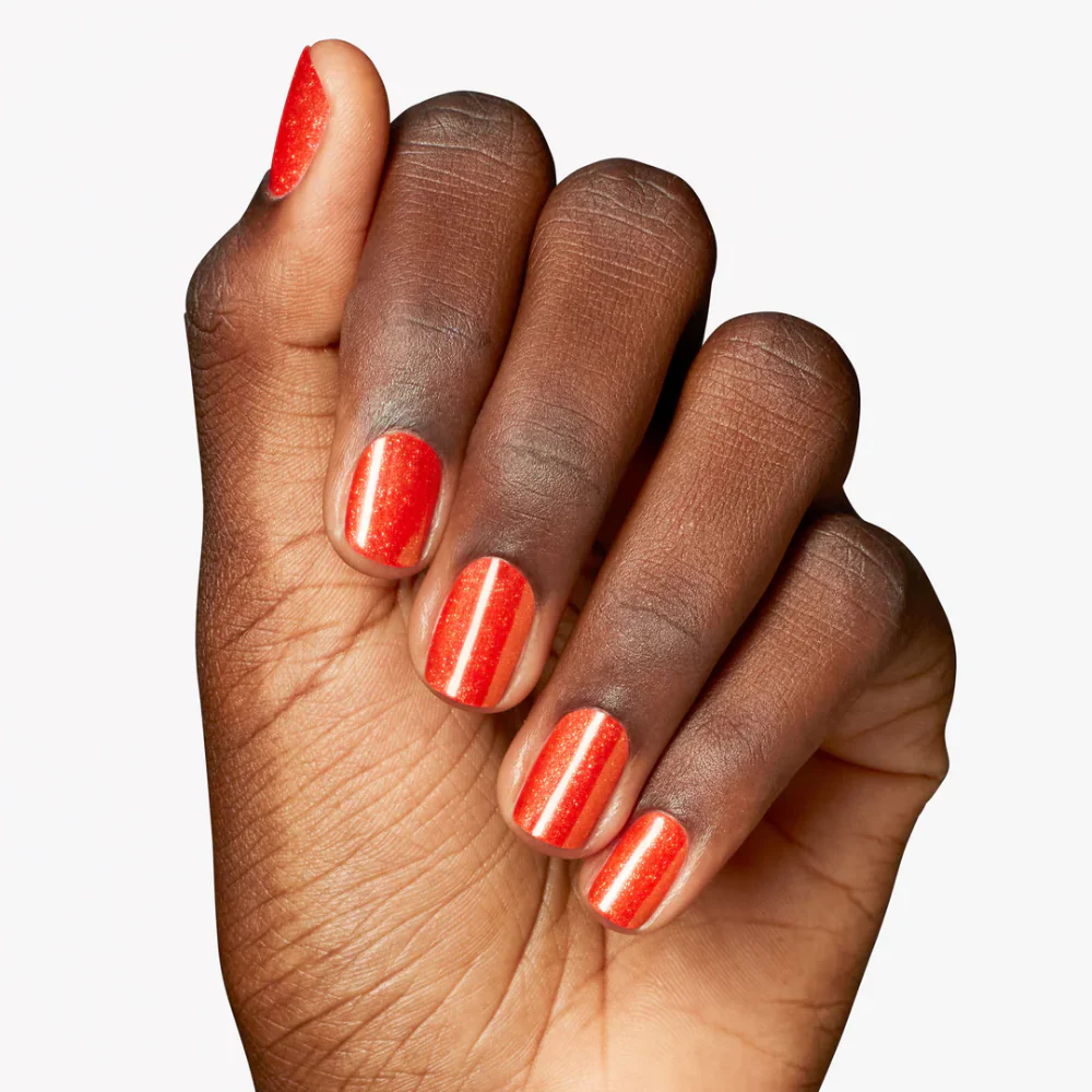 OPI Infinite Shine Gel-Like Nail Lacquer Shock Em Orange 15ml - Image 4