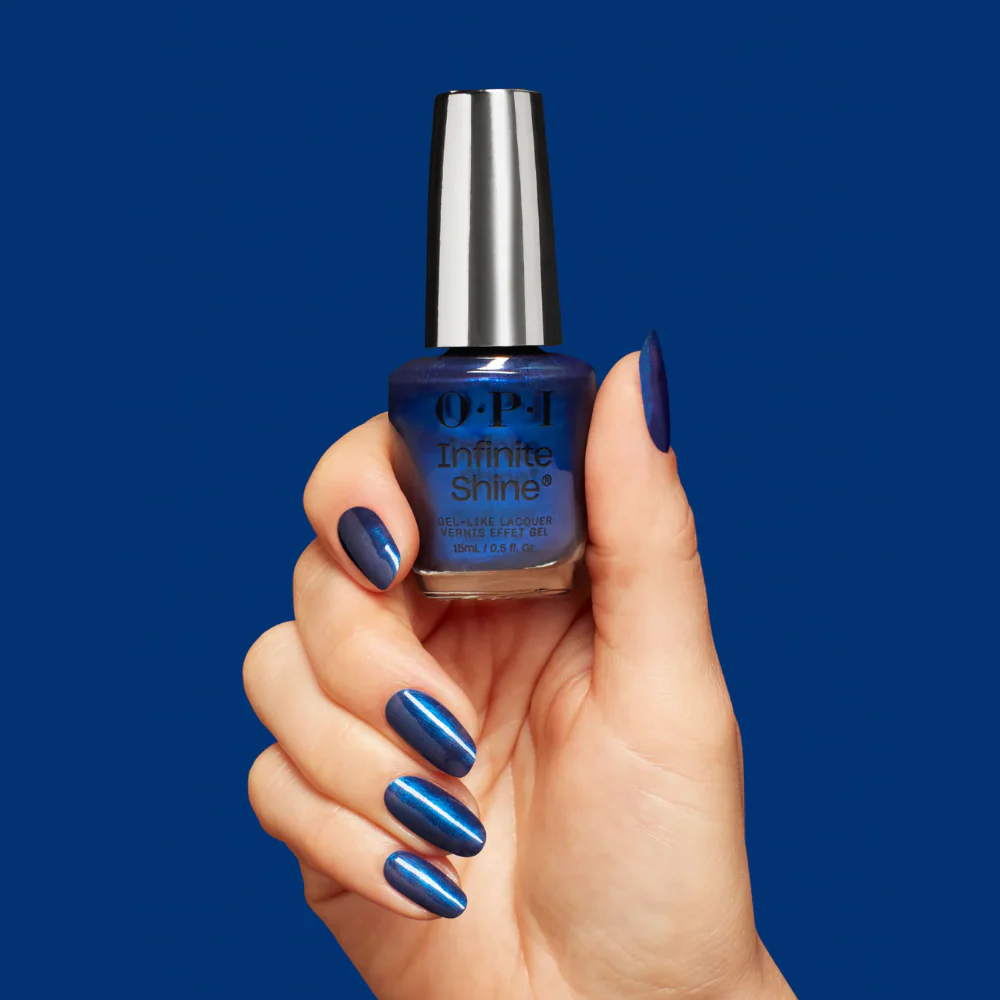 OPI Infinite Shine Gel-Like Nail Lacquer Sneak-A-Blue Candy 15ml - Image 3