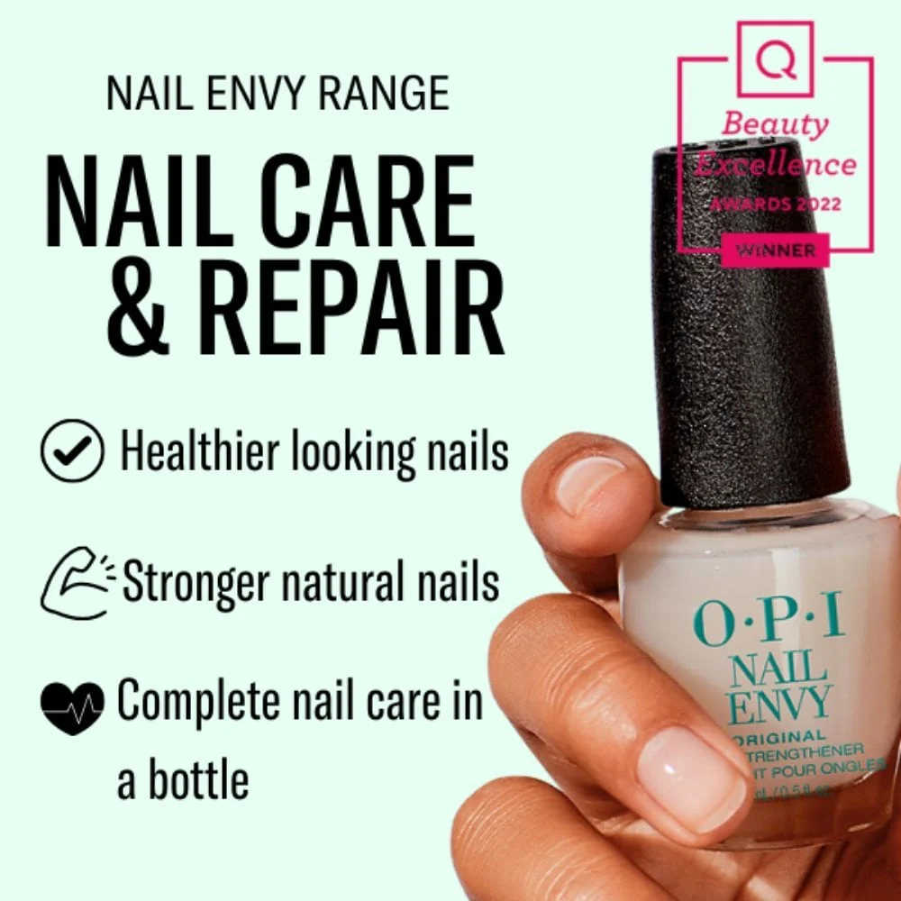 OPI Nail Envy Nail Strengthener Strength + Colour Big Apple Red 15ml - Image 4
