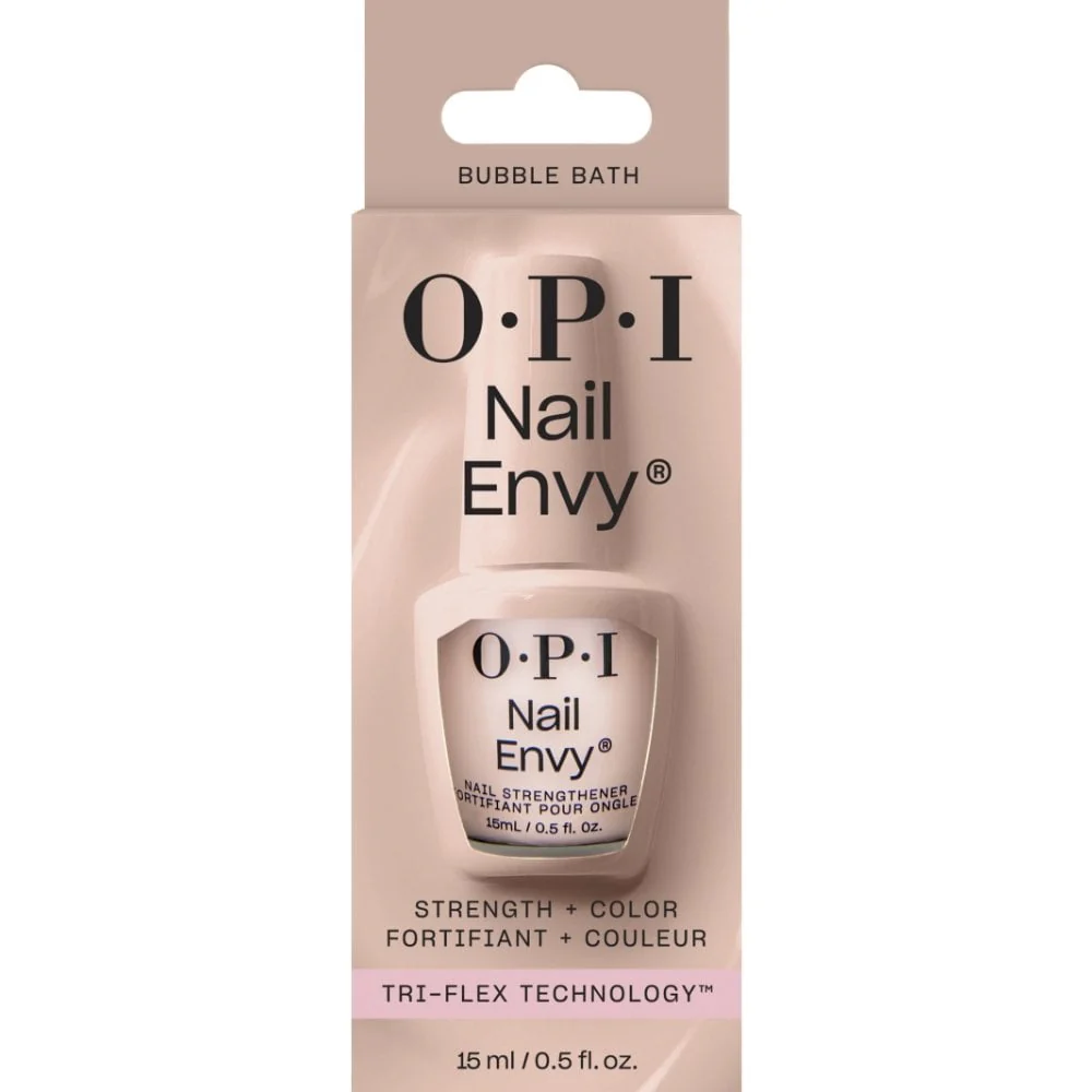 OPI Nail Envy Nail Strengthener Strength + Colour Bubble Bath 15ml - Image 2