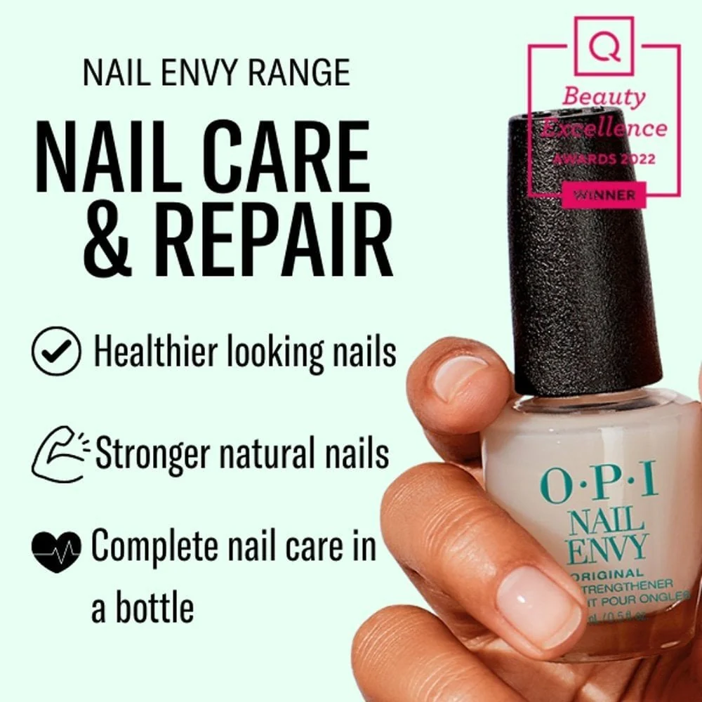 OPI Nail Envy Nail Strengthener Strength + Colour Bubble Bath 15ml - Image 4