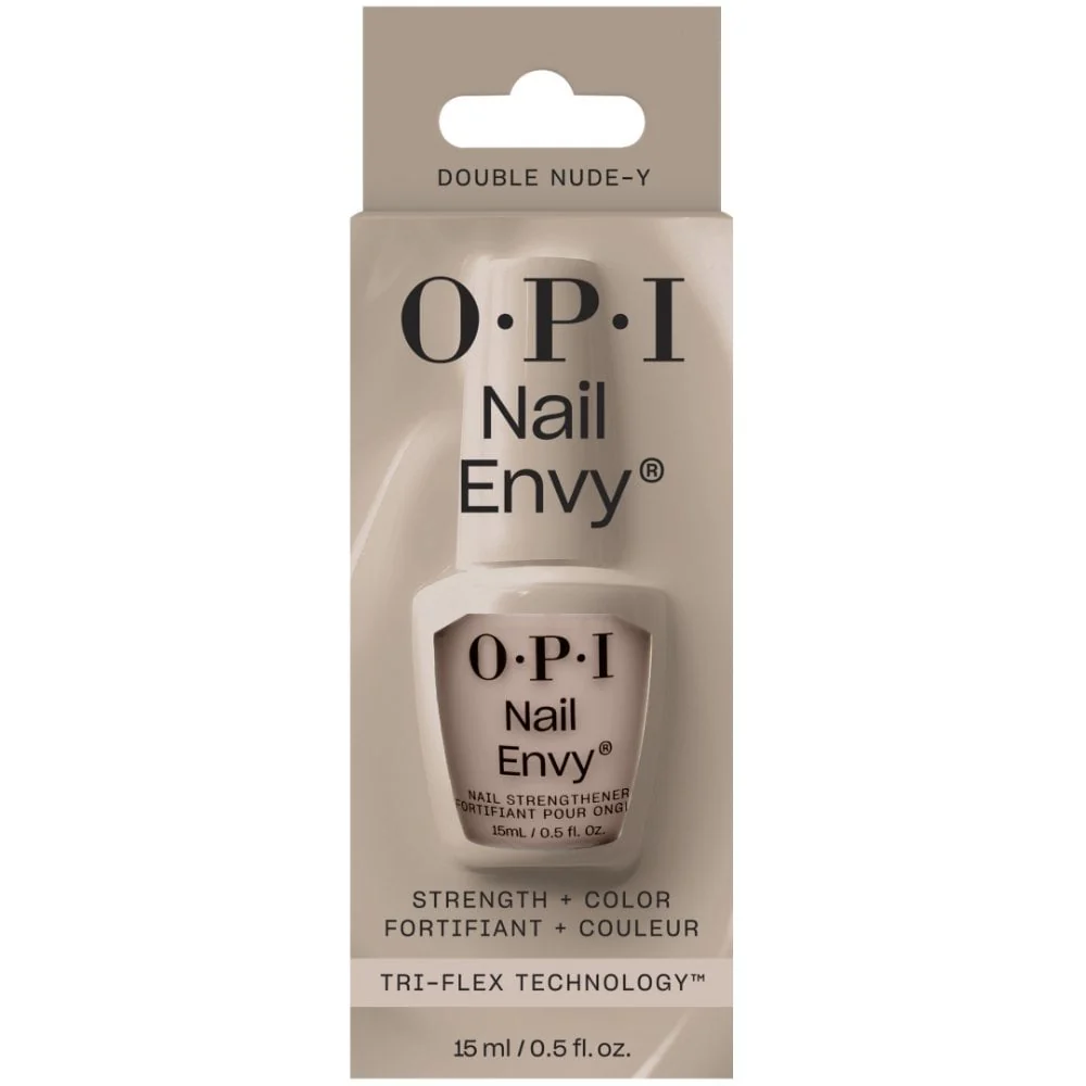OPI Nail Envy Nail Strengthener Strength + Colour Double Nude-y 15ml - Image 2