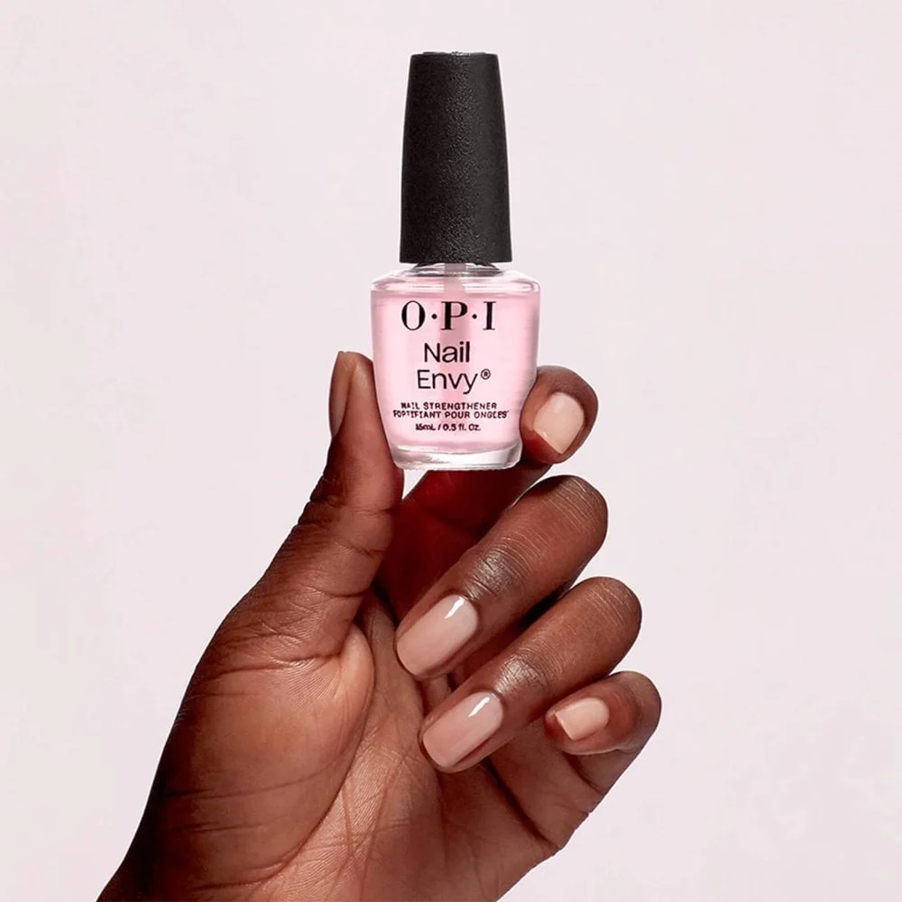 OPI Nail Envy Nail Strengthener Strength + Colour Pink to Envy 15ml - Image 5