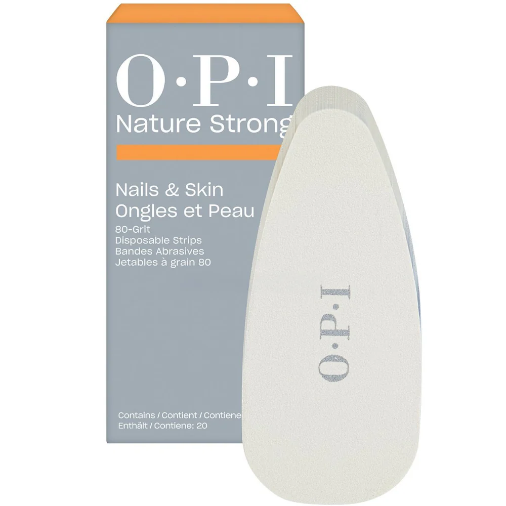 OPI Nature Strong Disposable Grip Strips Grit 80 x20 - Image 2
