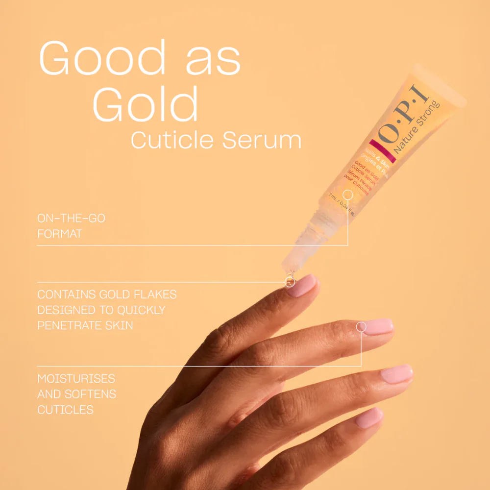 OPI Nature Strong Good As Gold Cuticle Serum 7ml - Image 2