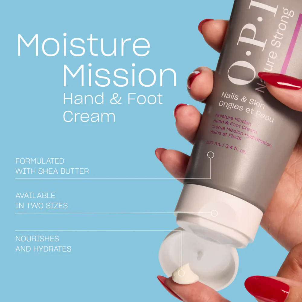 OPI Nature Strong Moisture Mission Hand & Foot Cream 100ml - Image 2