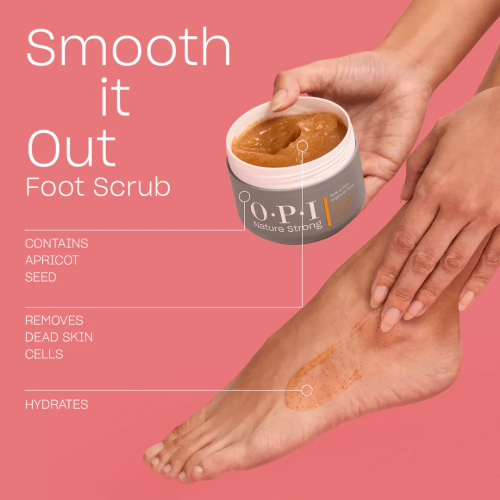 OPI Nature Strong Smooth It Out Hand & Foot Scrub 250ml - Image 2