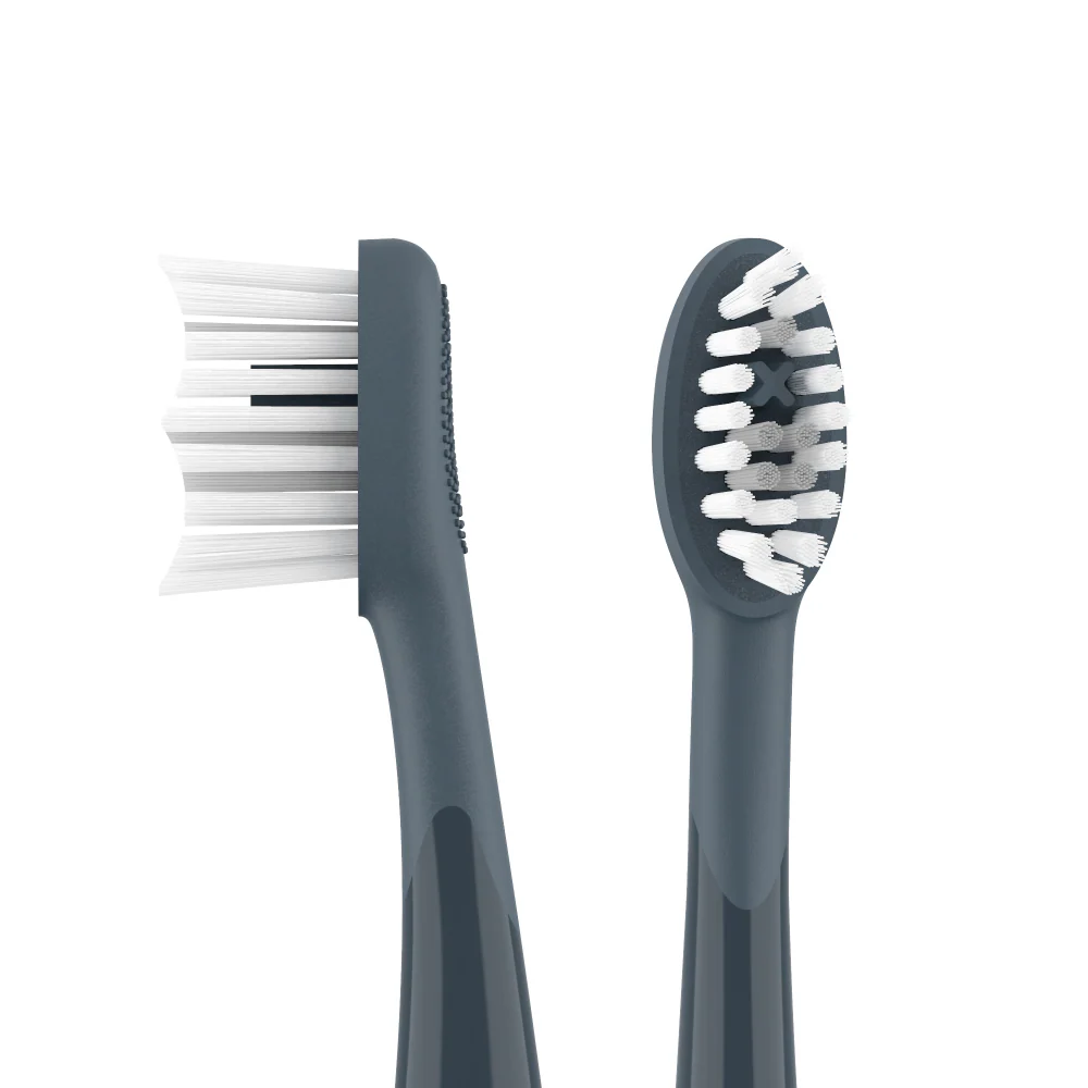 Ordo Sonic Brush Heads Charcoal Grey Pack of 4 - Image 2