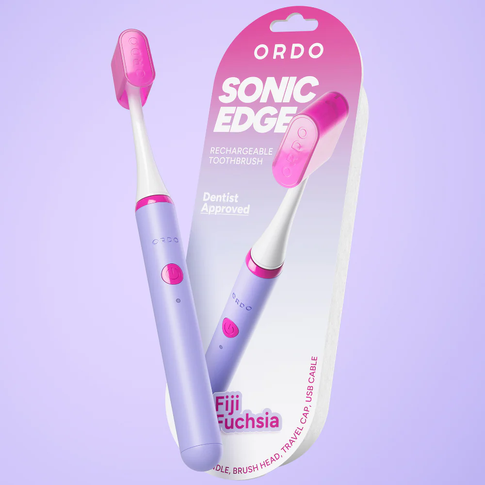 Ordo Sonic Edge Rechargeable Toothbrush Fiji Fuchsia - Image 2