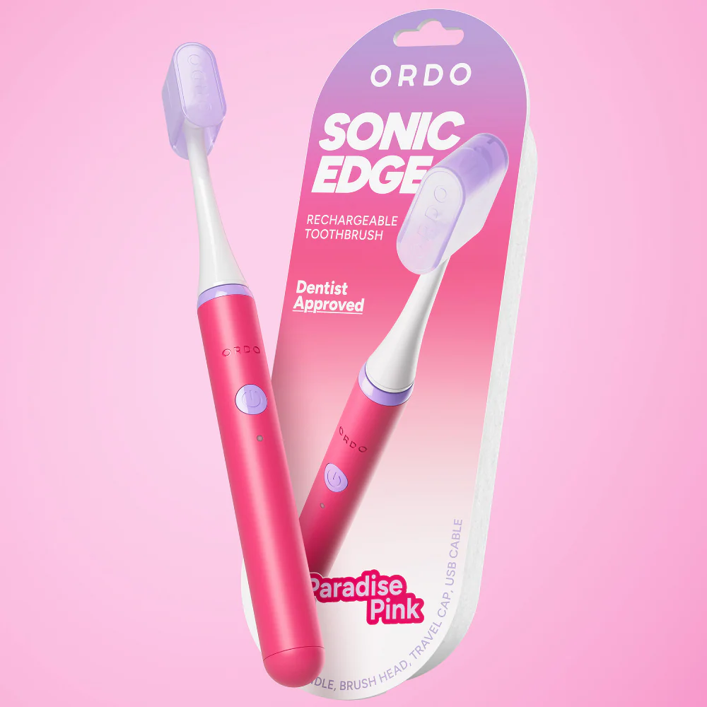 Ordo Sonic Edge Rechargeable Toothbrush Paradise Pink - Image 2